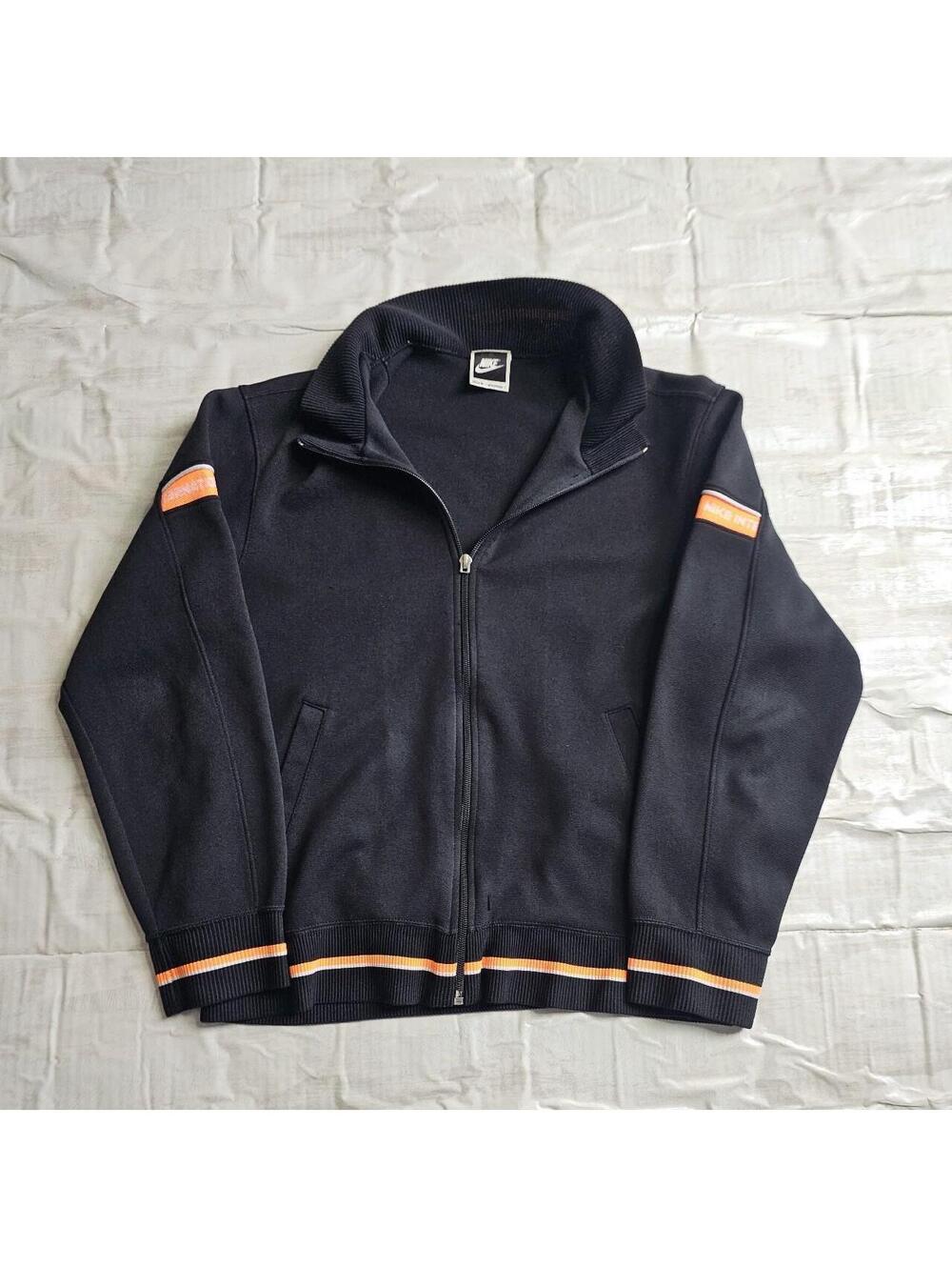 Title: vintage black and orange nike vintage zip up hoodie
